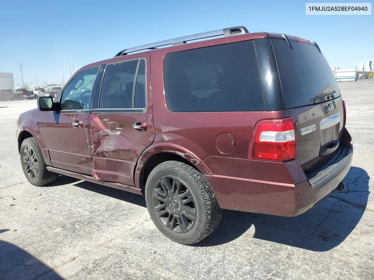 2011 Ford Expedition Limited VIN: 1FMJU2A52BEF04940 Lot: 75868574