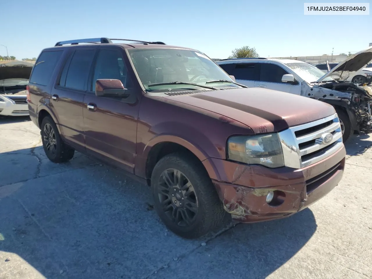 2011 Ford Expedition Limited VIN: 1FMJU2A52BEF04940 Lot: 75868574