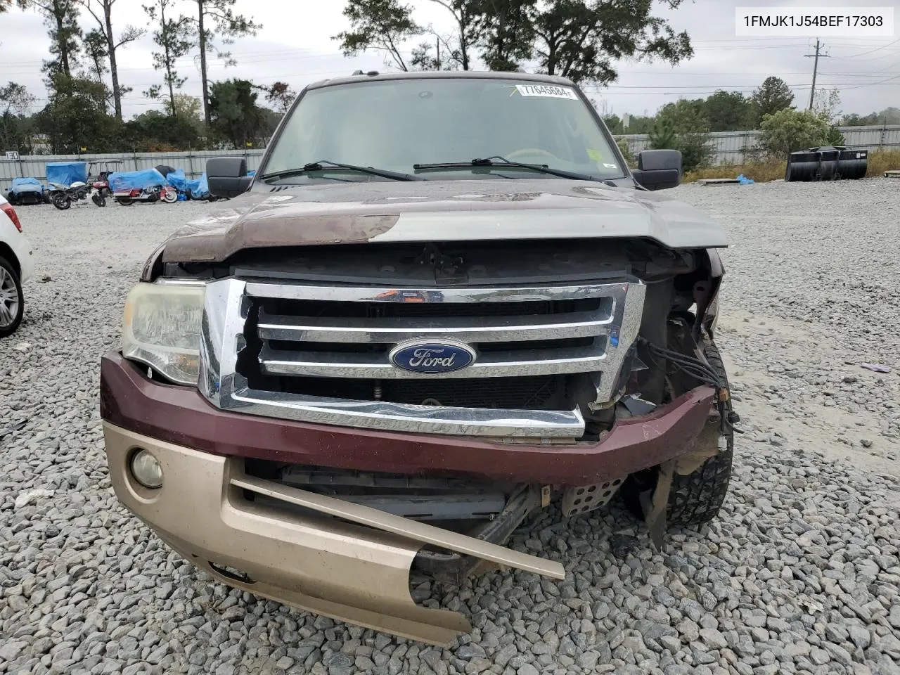 2011 Ford Expedition El Xlt VIN: 1FMJK1J54BEF17303 Lot: 77645684