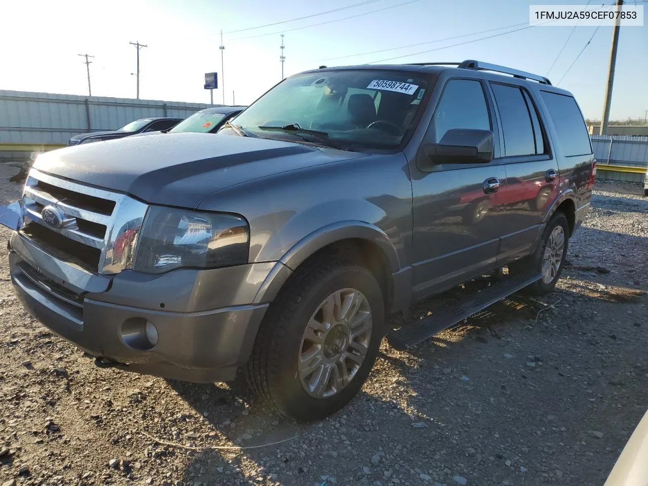 2012 Ford Expedition Limited VIN: 1FMJU2A59CEF07853 Lot: 50598744