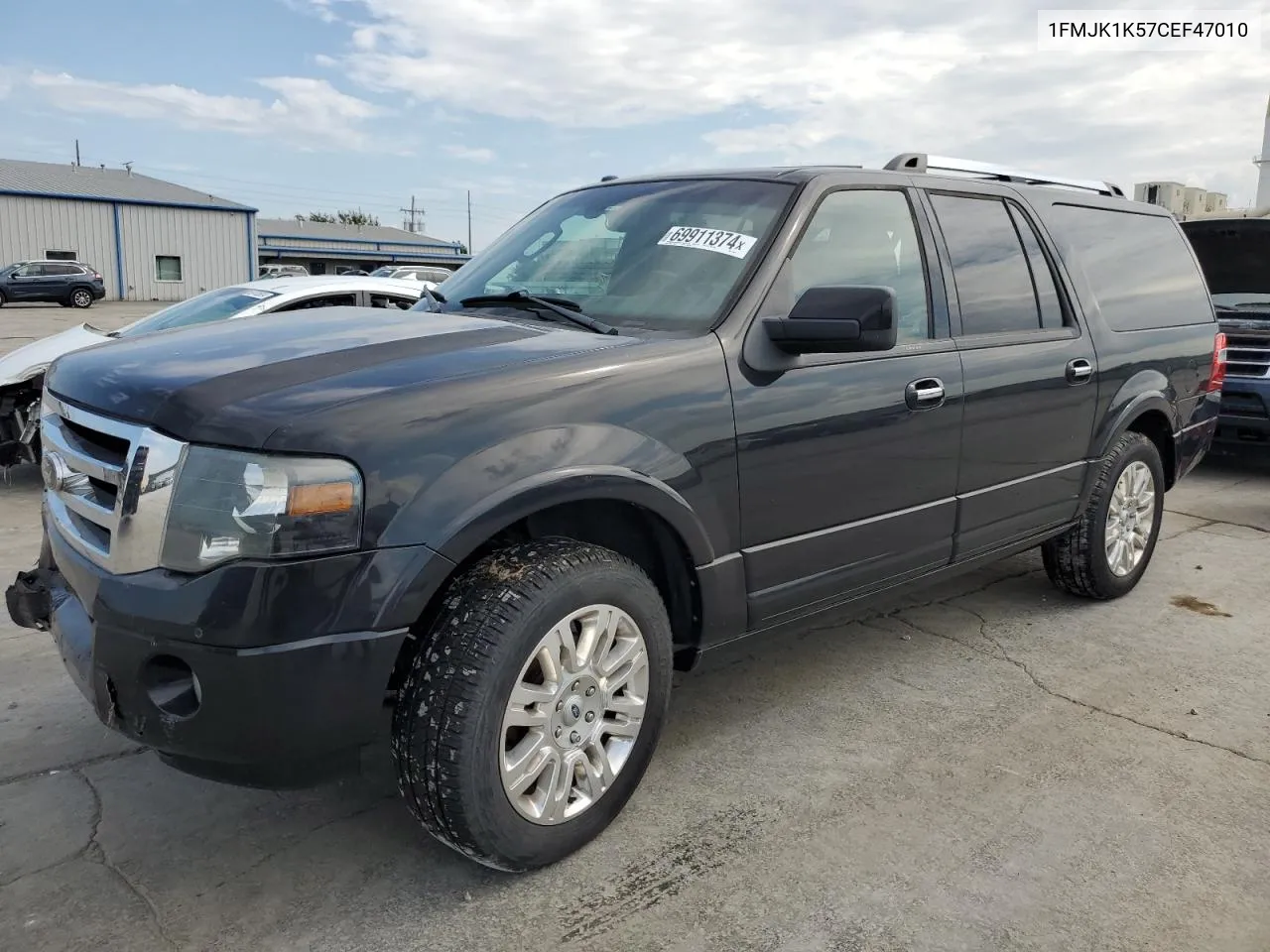 2012 Ford Expedition El Limited VIN: 1FMJK1K57CEF47010 Lot: 69911374