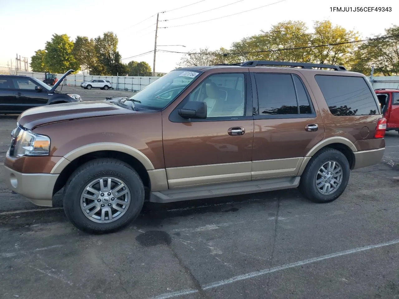 2012 Ford Expedition Xlt VIN: 1FMJU1J56CEF49343 Lot: 70310164