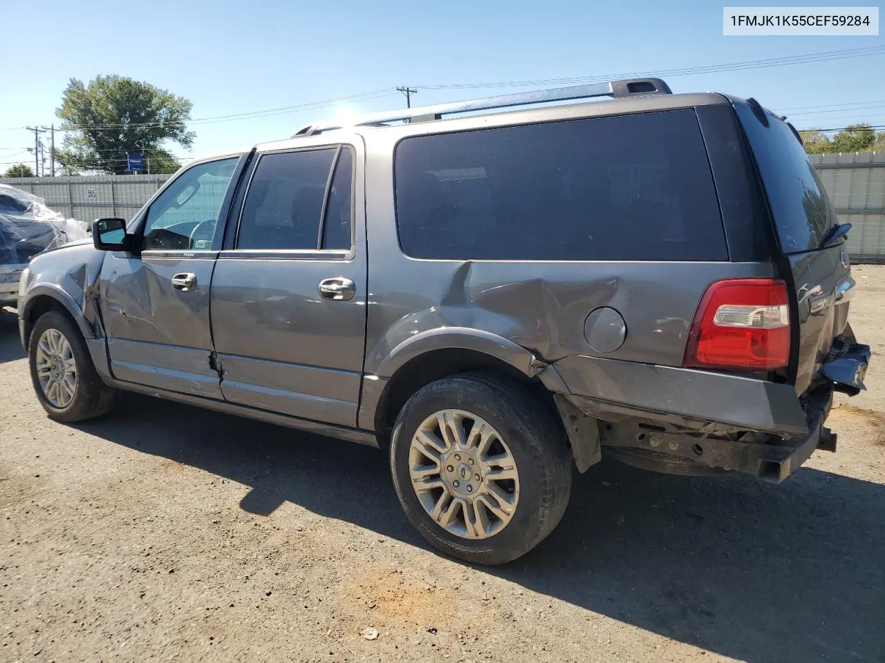 2012 Ford Expedition El Limited VIN: 1FMJK1K55CEF59284 Lot: 70992844