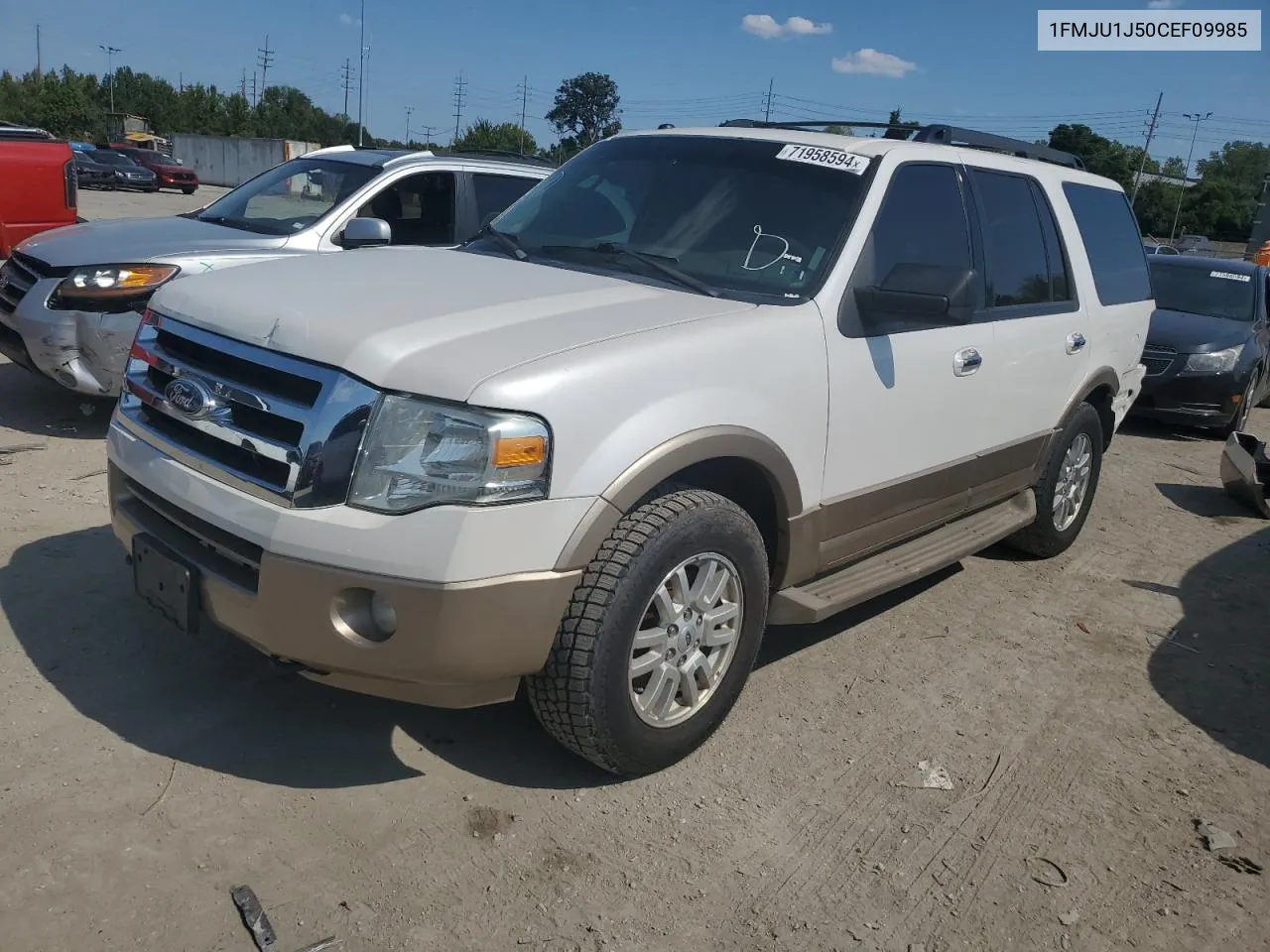 2012 Ford Expedition Xlt VIN: 1FMJU1J50CEF09985 Lot: 71958594