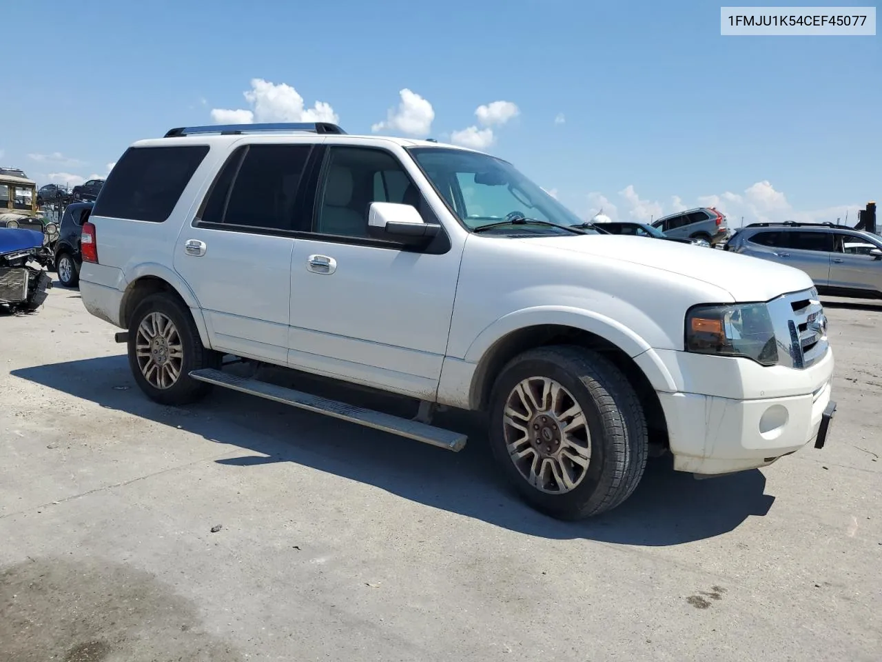 2012 Ford Expedition Limited VIN: 1FMJU1K54CEF45077 Lot: 72386884