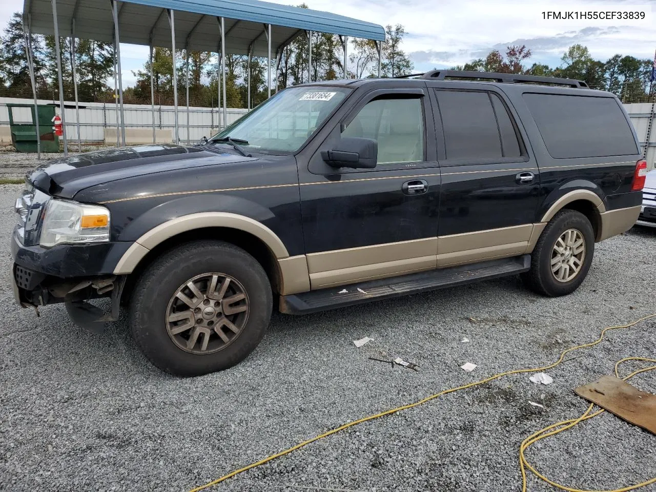 2012 Ford Expedition El Xlt VIN: 1FMJK1H55CEF33839 Lot: 73381654