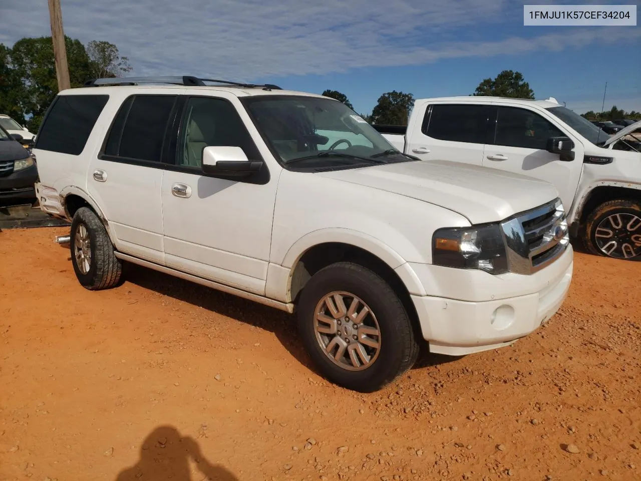 2012 Ford Expedition Limited VIN: 1FMJU1K57CEF34204 Lot: 74366664