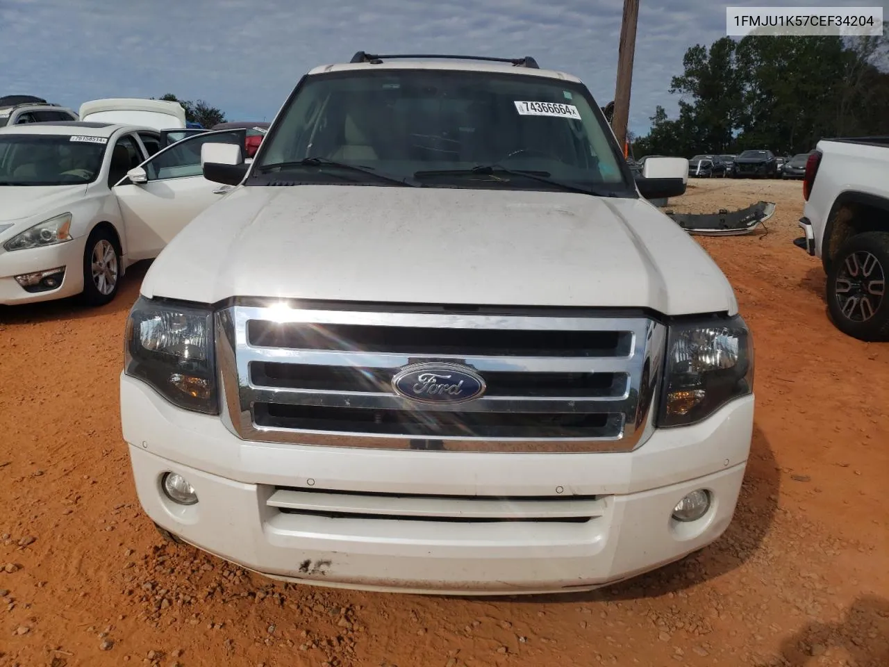 2012 Ford Expedition Limited VIN: 1FMJU1K57CEF34204 Lot: 74366664