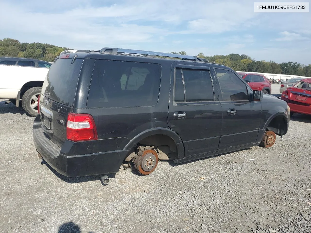 2012 Ford Expedition Limited VIN: 1FMJU1K59CEF51733 Lot: 74558664