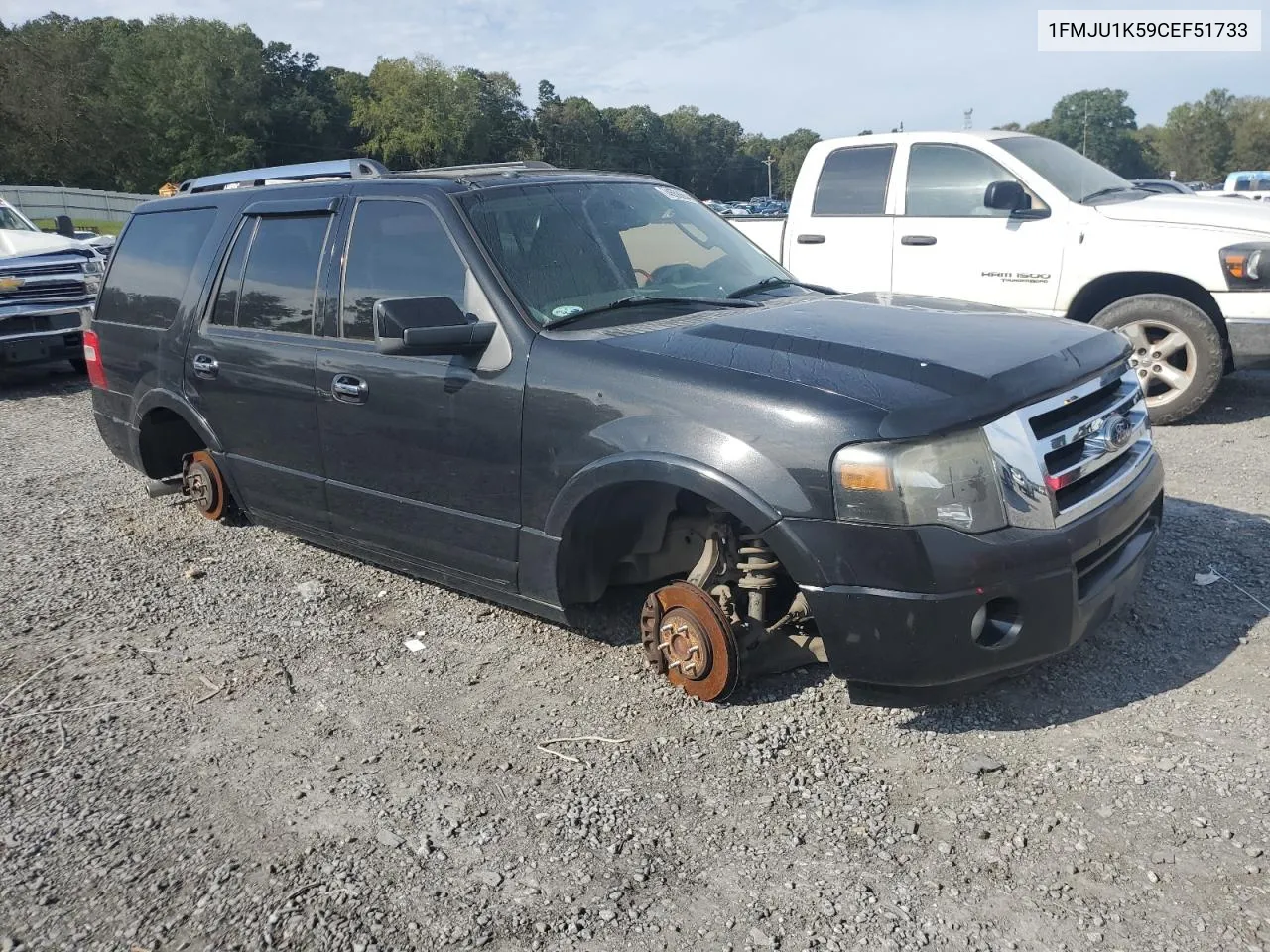 2012 Ford Expedition Limited VIN: 1FMJU1K59CEF51733 Lot: 74558664