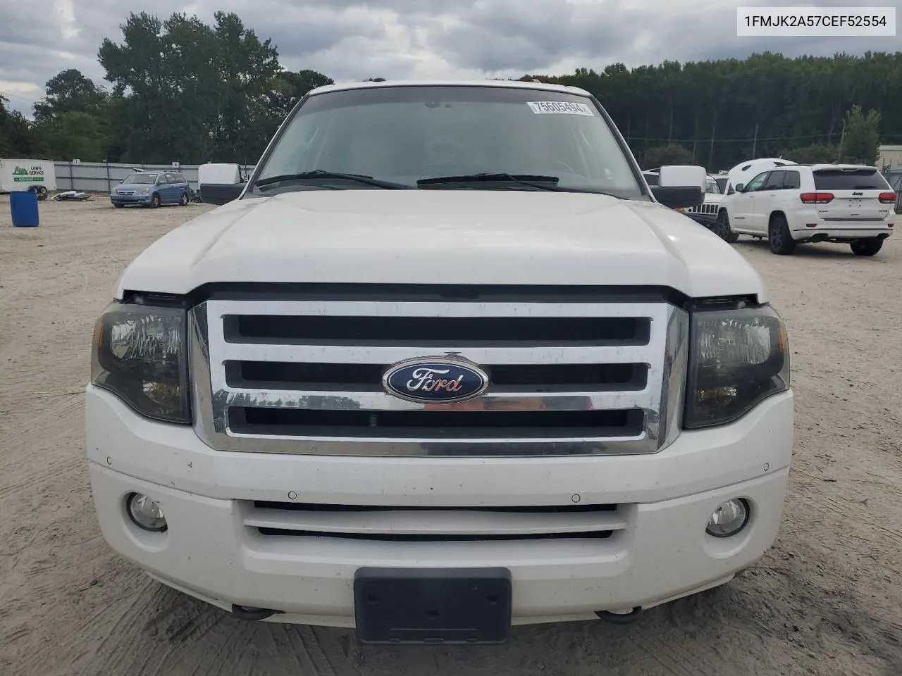 2012 Ford Expedition El Limited VIN: 1FMJK2A57CEF52554 Lot: 75605494