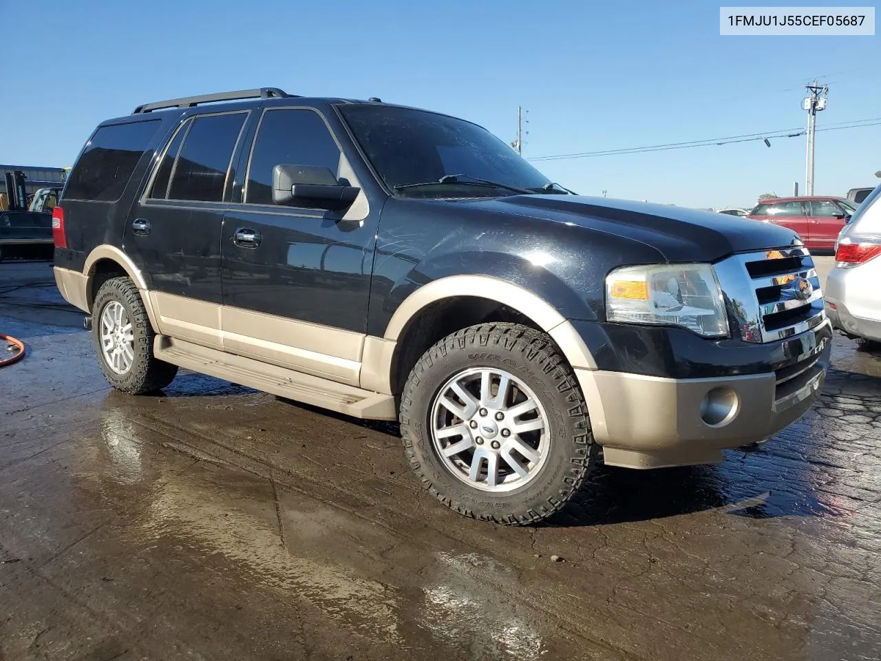 2012 Ford Expedition Xlt VIN: 1FMJU1J55CEF05687 Lot: 75665484