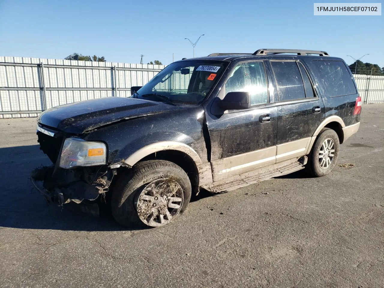 2012 Ford Expedition Xlt VIN: 1FMJU1H58CEF07102 Lot: 76270854