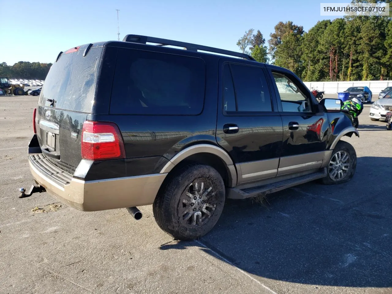 2012 Ford Expedition Xlt VIN: 1FMJU1H58CEF07102 Lot: 76270854