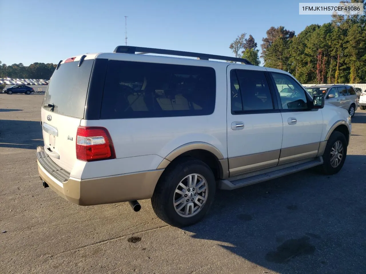 2012 Ford Expedition El Xlt VIN: 1FMJK1H57CEF49086 Lot: 76992584