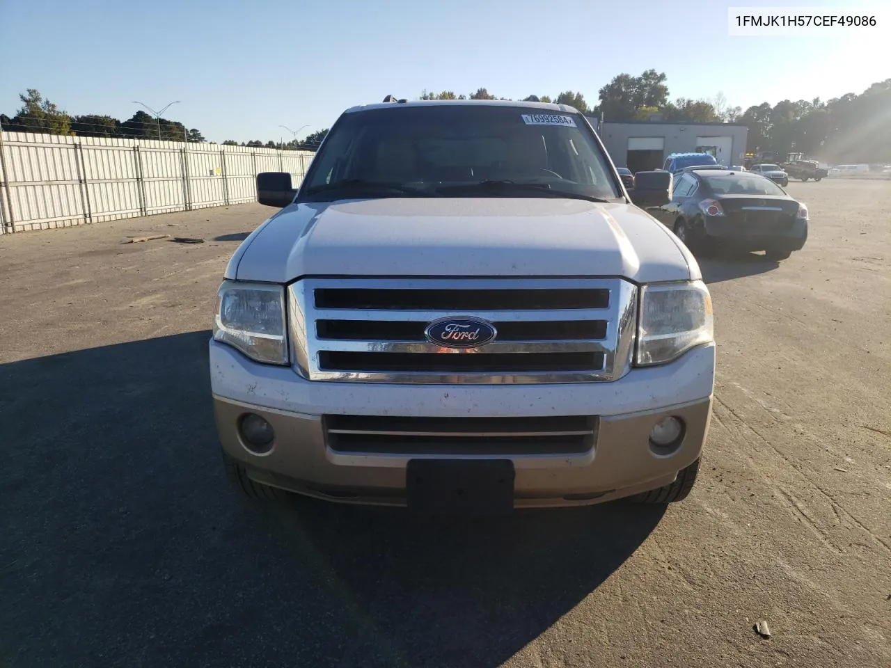 2012 Ford Expedition El Xlt VIN: 1FMJK1H57CEF49086 Lot: 76992584