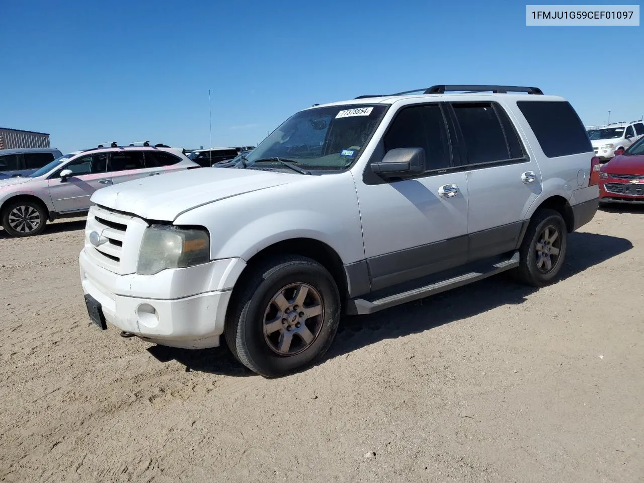 2012 Ford Expedition Xl VIN: 1FMJU1G59CEF01097 Lot: 77378854