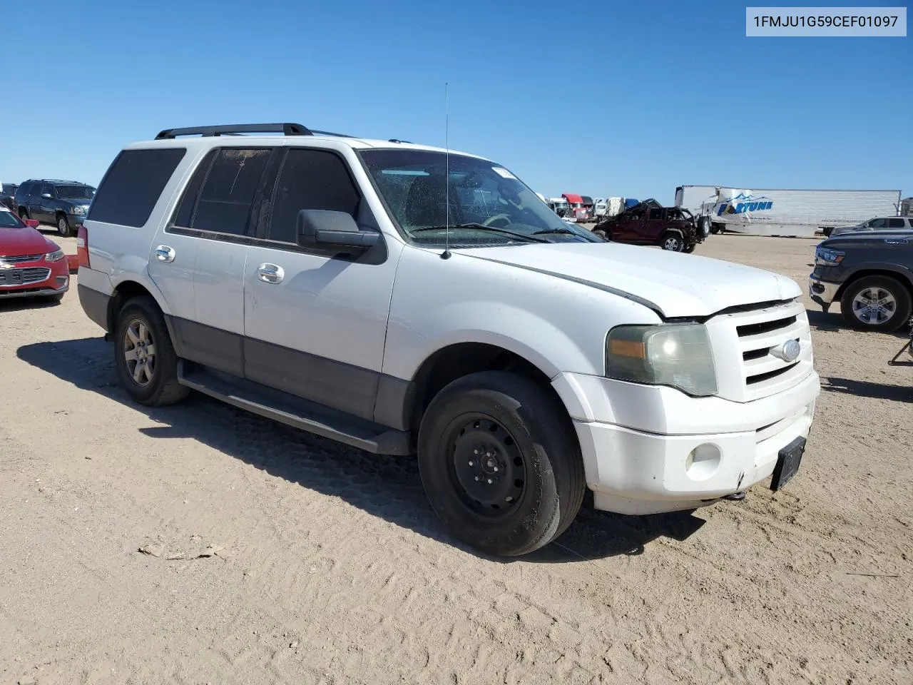 2012 Ford Expedition Xl VIN: 1FMJU1G59CEF01097 Lot: 77378854