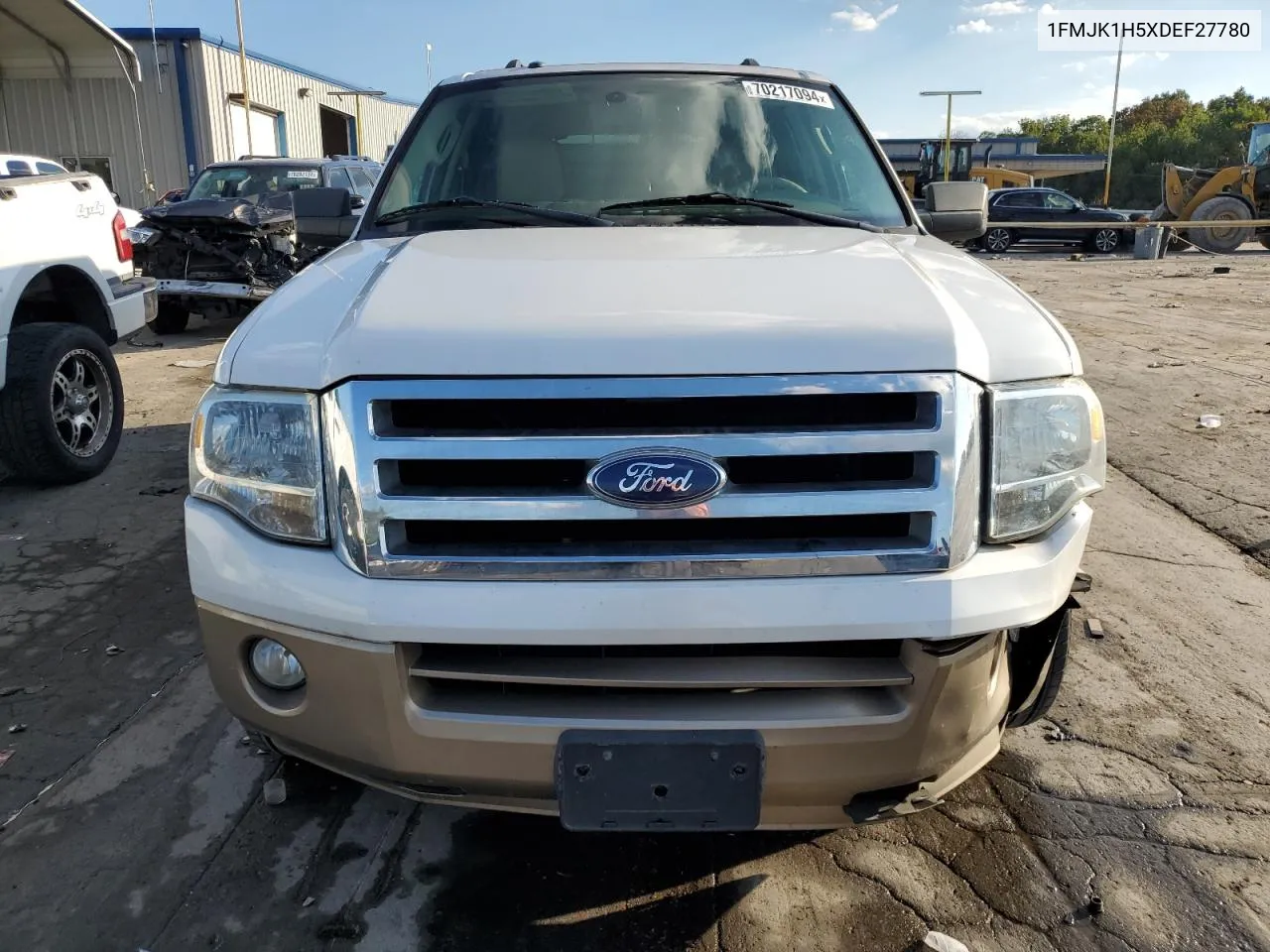 2013 Ford Expedition El Xlt VIN: 1FMJK1H5XDEF27780 Lot: 70217094