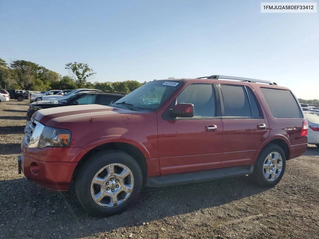 2013 Ford Expedition Limited VIN: 1FMJU2A58DEF33412 Lot: 74370124