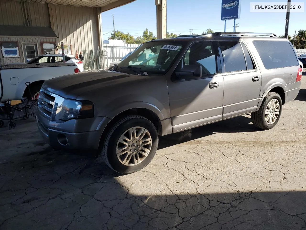 2013 Ford Expedition El Limited VIN: 1FMJK2A53DEF13610 Lot: 74660824