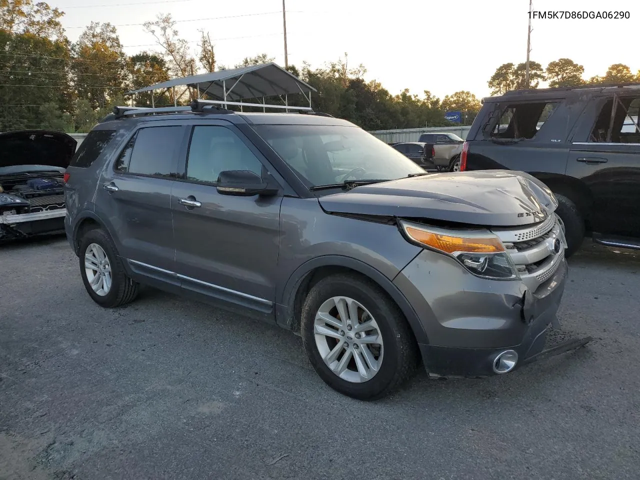 2013 Ford Explorer Xlt VIN: 1FM5K7D86DGA06290 Lot: 76741994