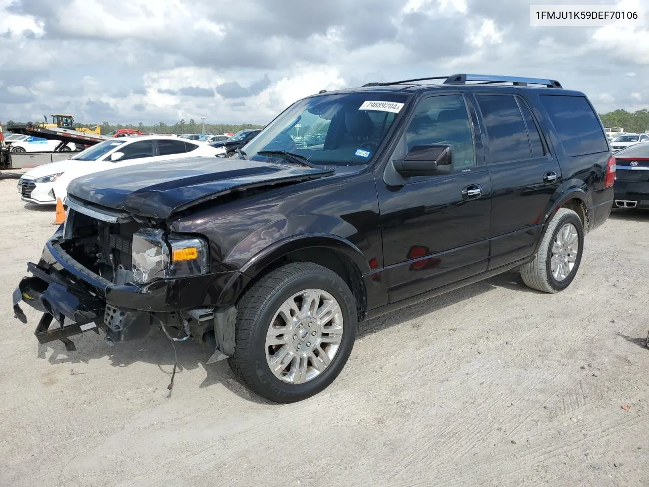 2013 Ford Expedition Limited VIN: 1FMJU1K59DEF70106 Lot: 79889204