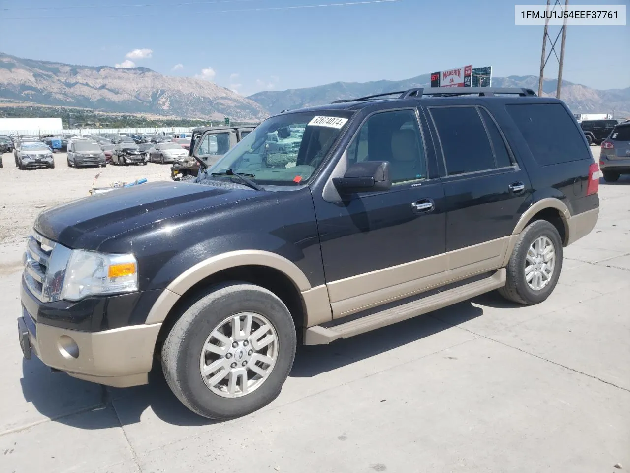 2014 Ford Expedition Xlt VIN: 1FMJU1J54EEF37761 Lot: 62674074