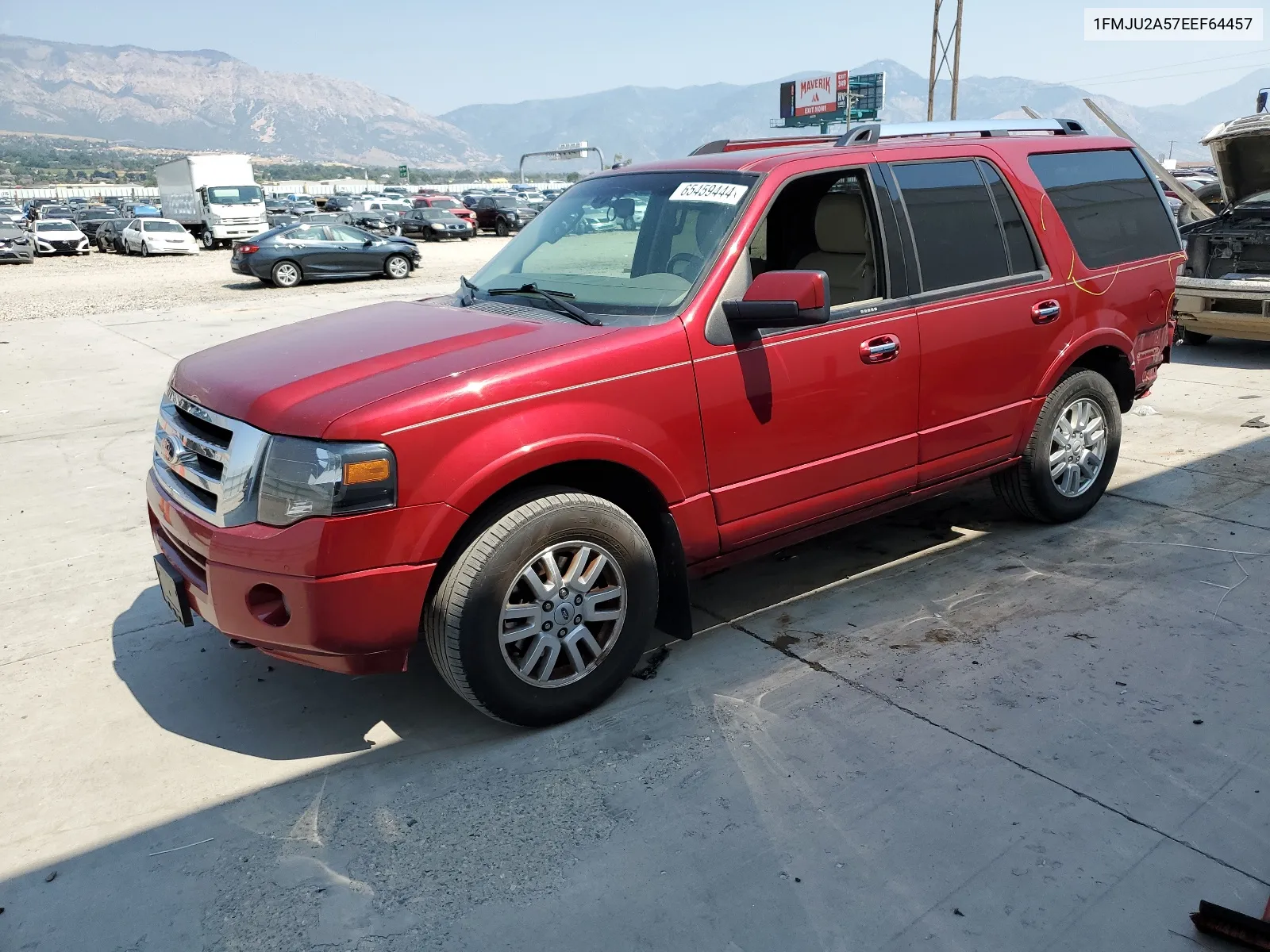 2014 Ford Expedition Limited VIN: 1FMJU2A57EEF64457 Lot: 65459444