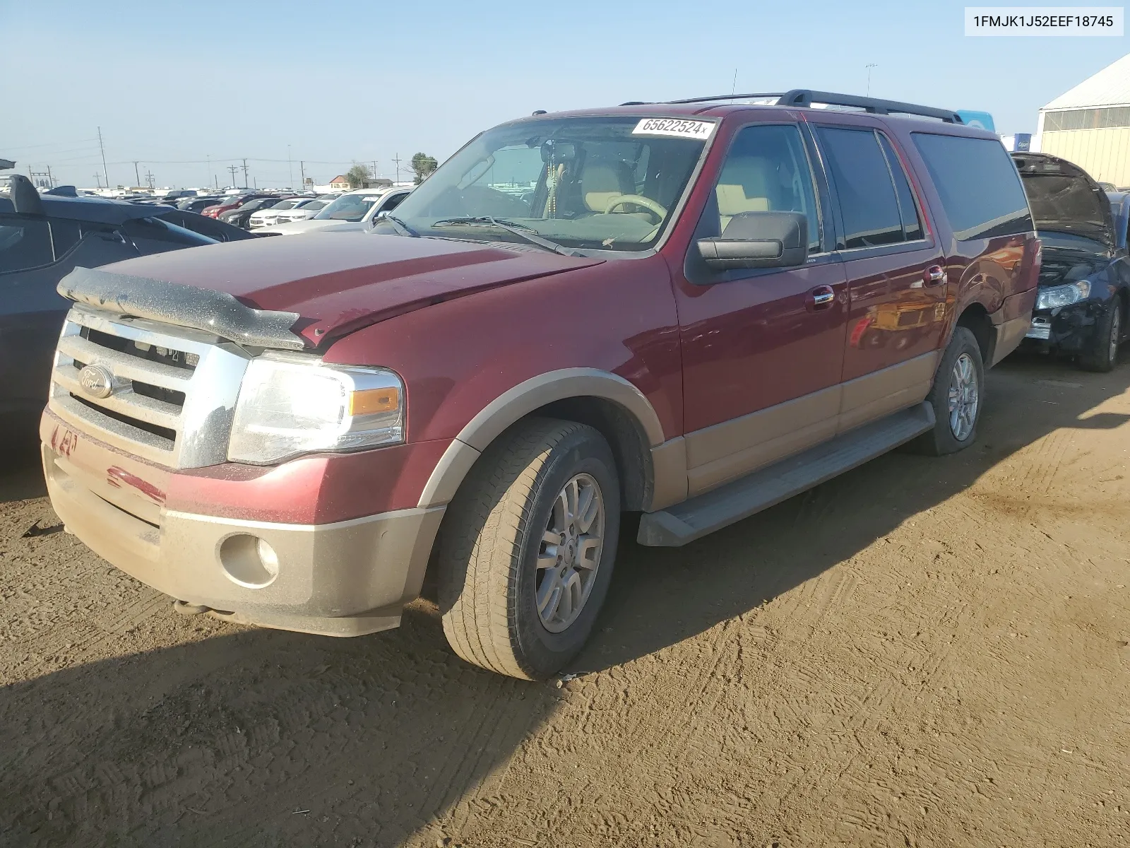 2014 Ford Expedition El Xlt VIN: 1FMJK1J52EEF18745 Lot: 65622524