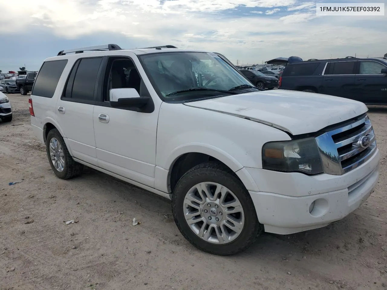 2014 Ford Expedition Limited VIN: 1FMJU1K57EEF03392 Lot: 68622924