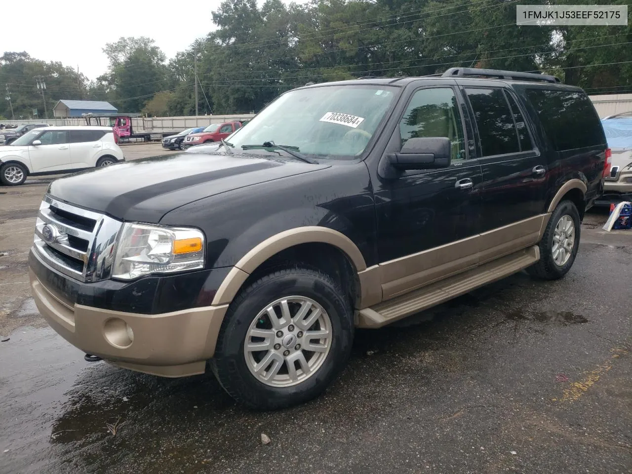 2014 Ford Expedition El Xlt VIN: 1FMJK1J53EEF52175 Lot: 70338684