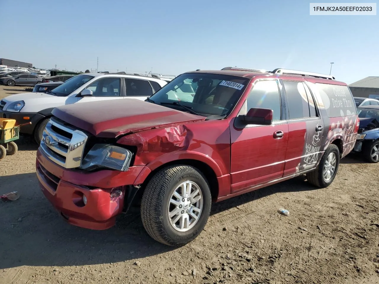 2014 Ford Expedition El Limited VIN: 1FMJK2A50EEF02033 Lot: 71402014