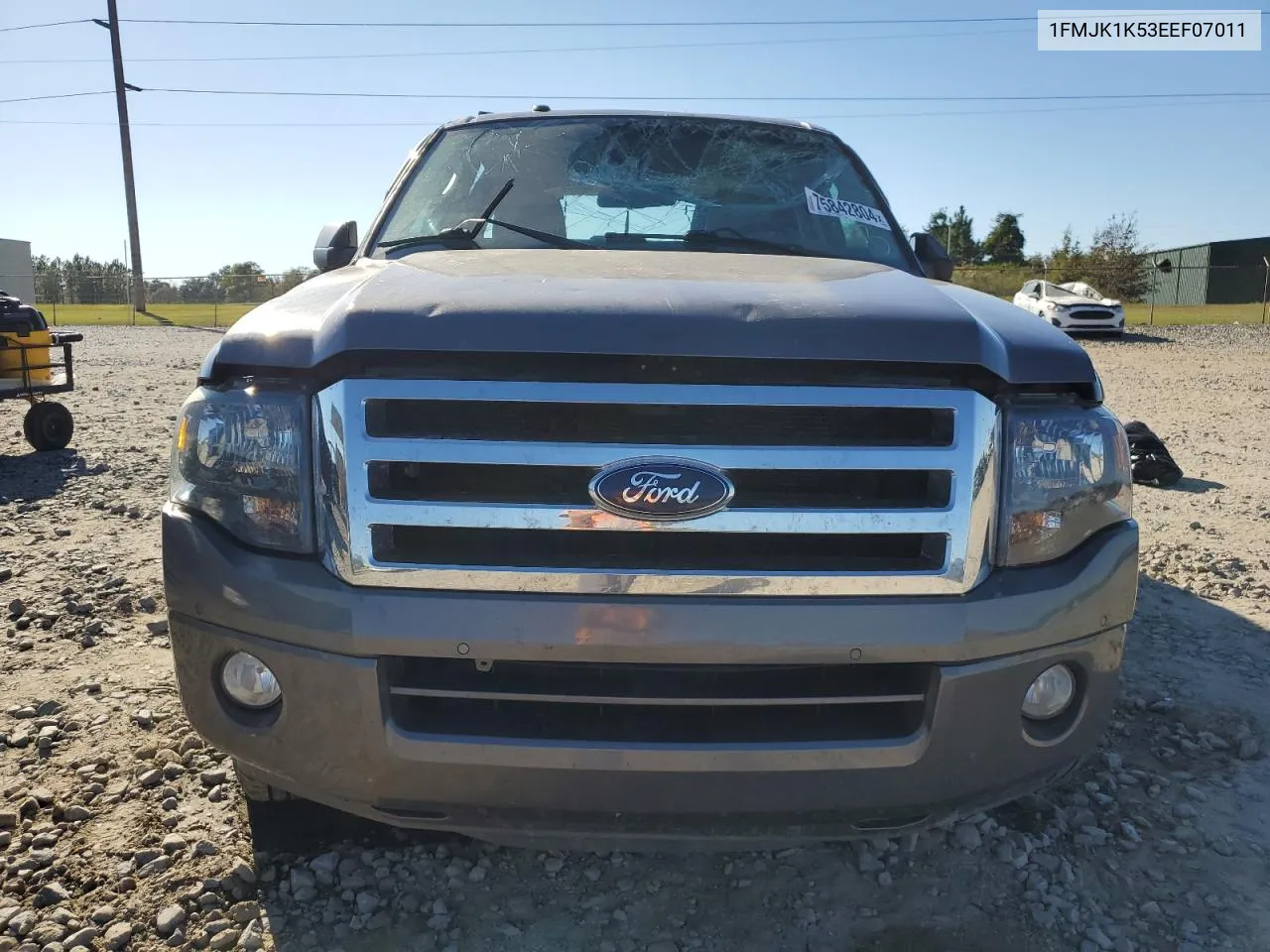 2014 Ford Expedition El Limited VIN: 1FMJK1K53EEF07011 Lot: 75842804