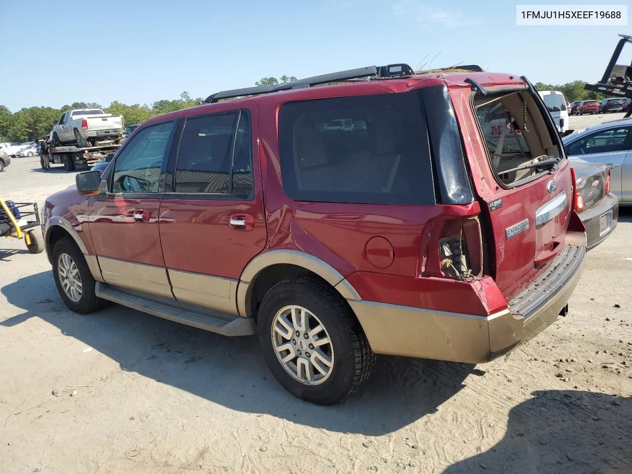 2014 Ford Expedition Xlt VIN: 1FMJU1H5XEEF19688 Lot: 76034084