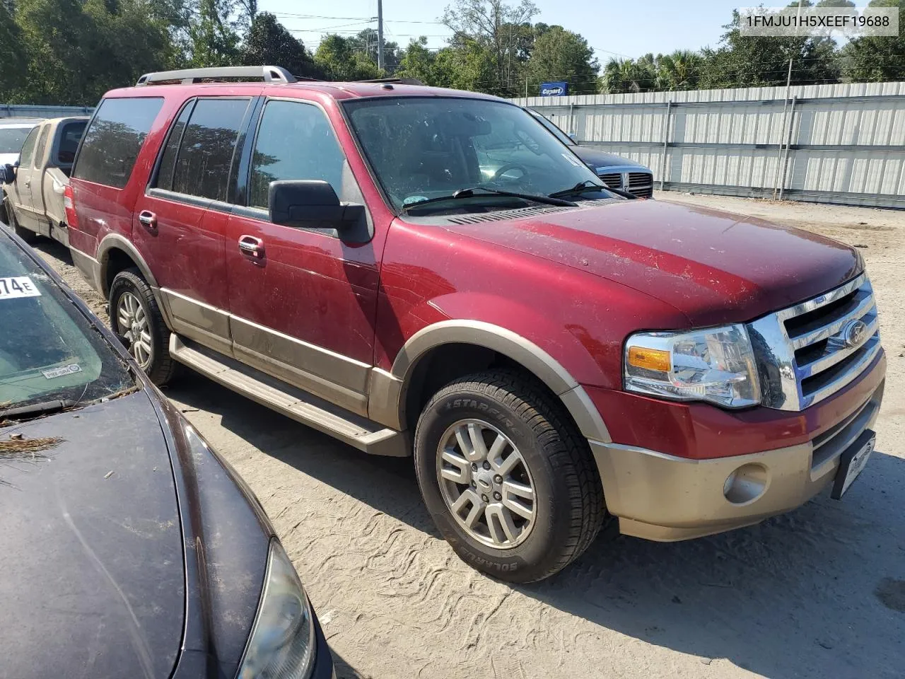 2014 Ford Expedition Xlt VIN: 1FMJU1H5XEEF19688 Lot: 76034084