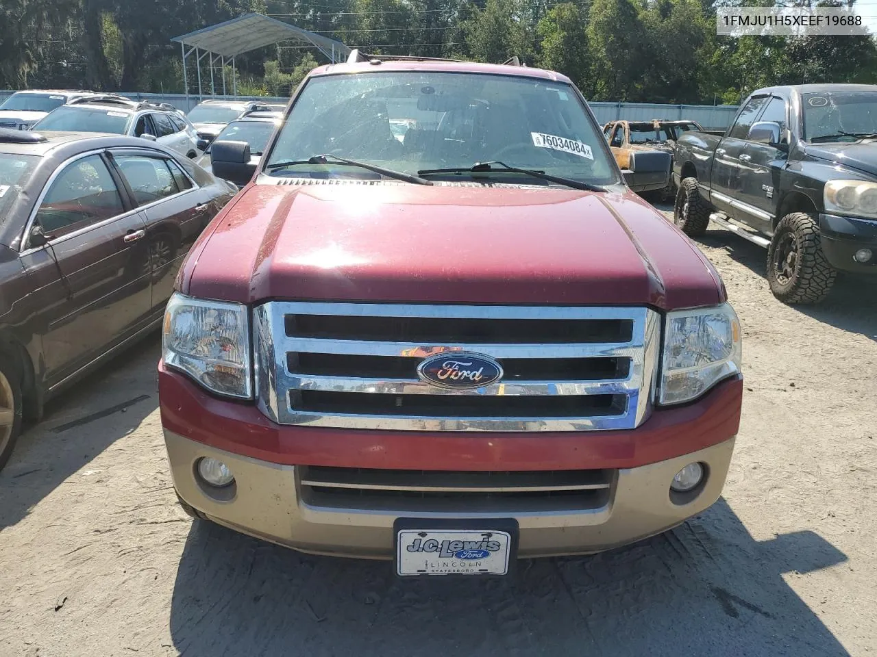 2014 Ford Expedition Xlt VIN: 1FMJU1H5XEEF19688 Lot: 76034084