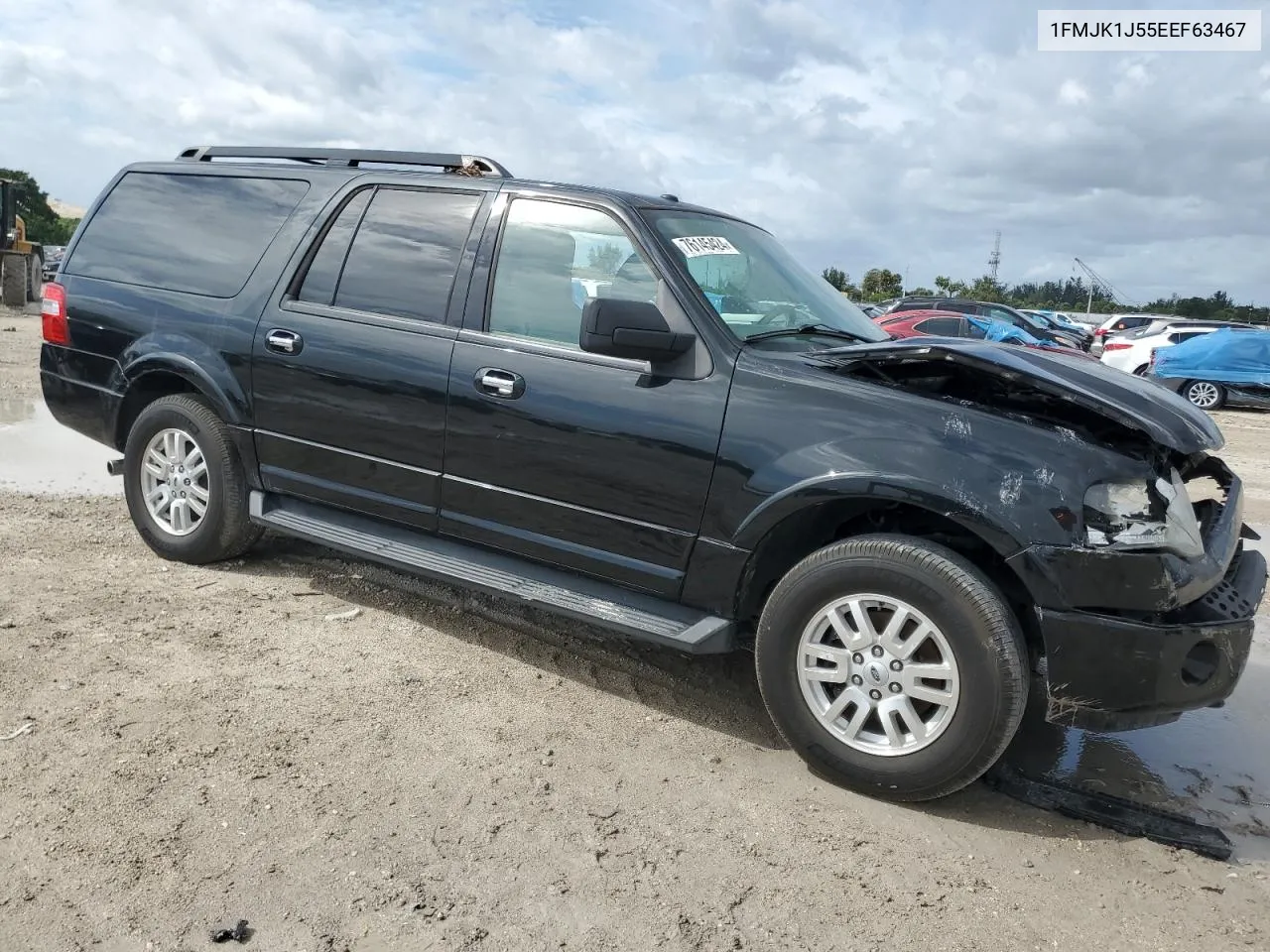 2014 Ford Expedition El Xlt VIN: 1FMJK1J55EEF63467 Lot: 76145424