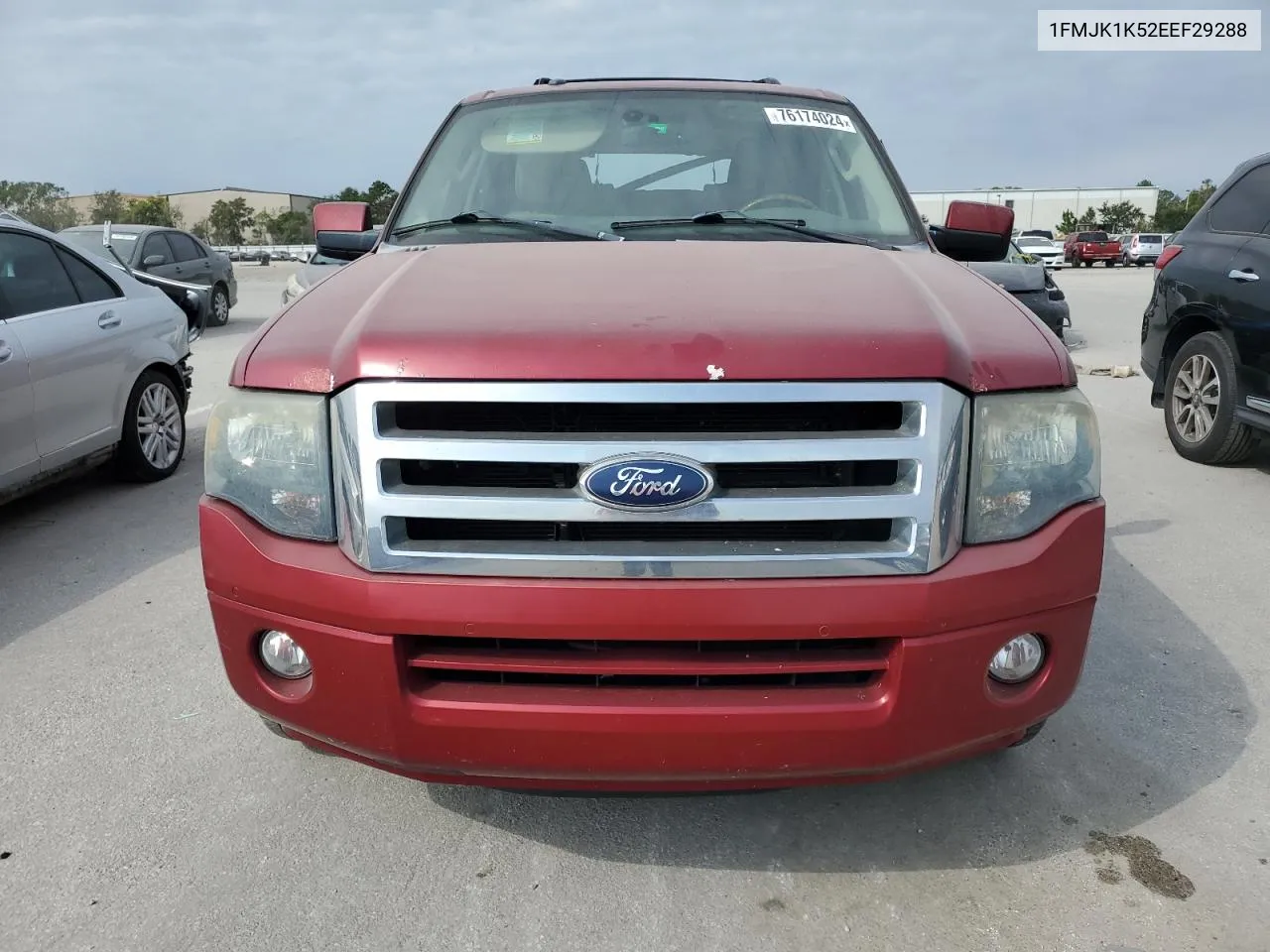 2014 Ford Expedition El Limited VIN: 1FMJK1K52EEF29288 Lot: 76174024