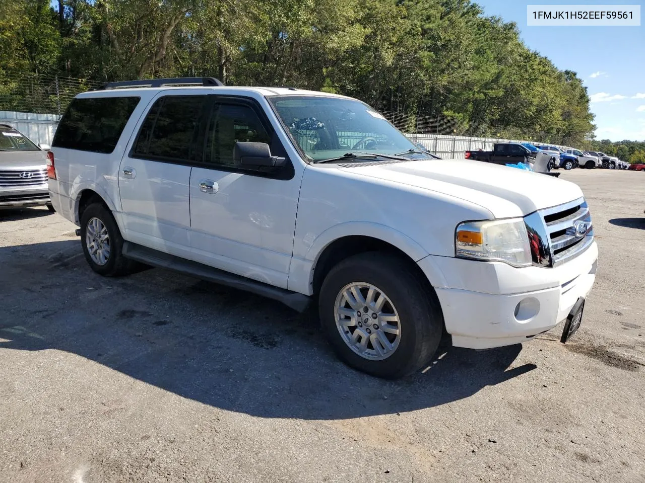 2014 Ford Expedition El Xlt VIN: 1FMJK1H52EEF59561 Lot: 76538194