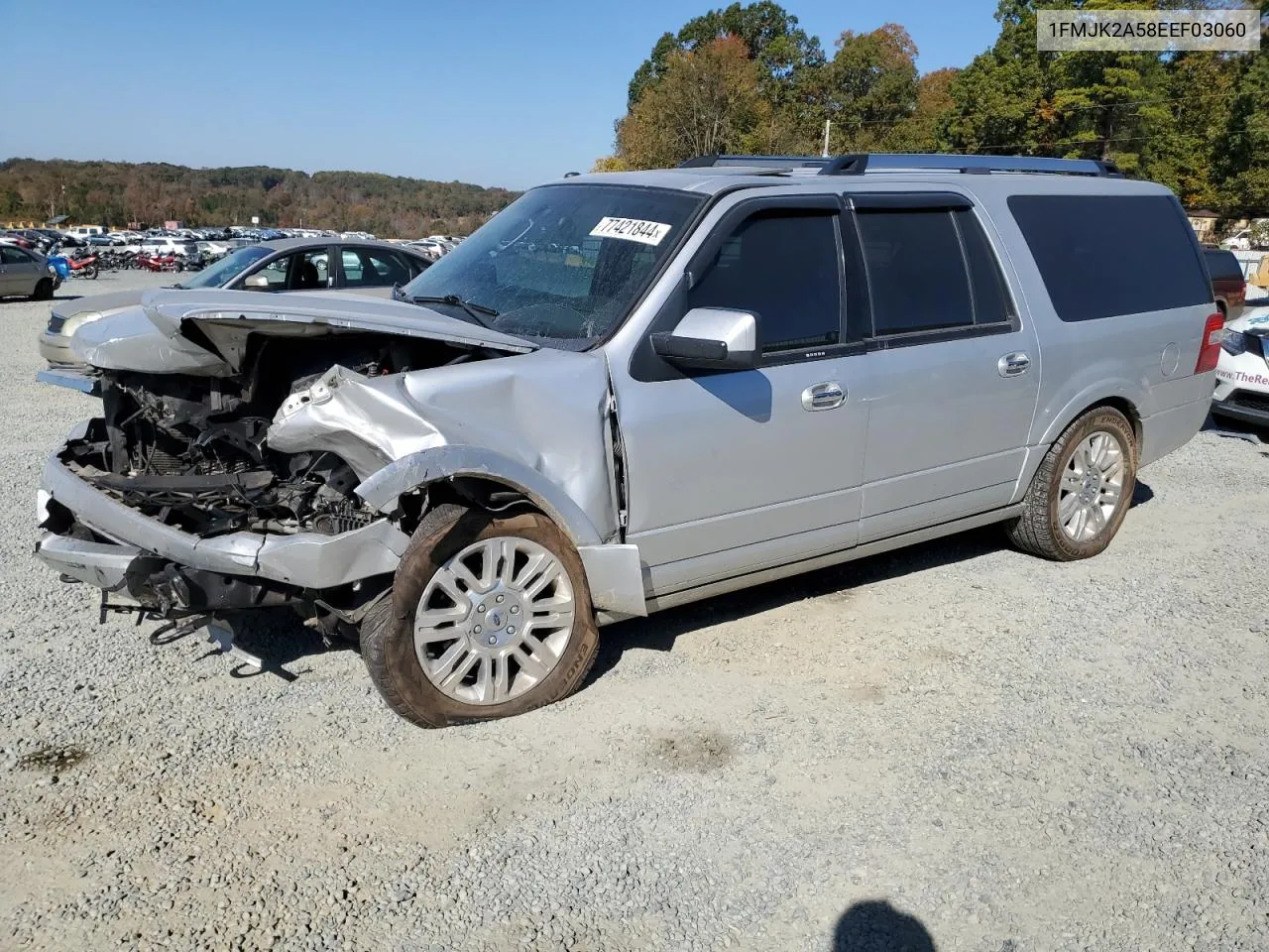 2014 Ford Expedition El Limited VIN: 1FMJK2A58EEF03060 Lot: 77421844