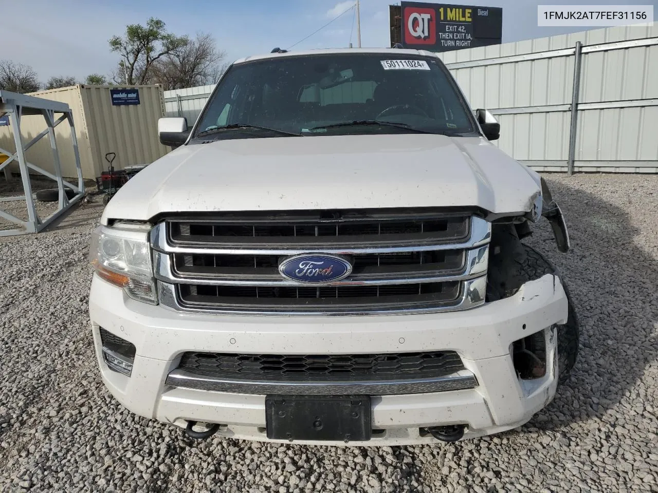 2015 Ford Expedition El Limited VIN: 1FMJK2AT7FEF31156 Lot: 50111024