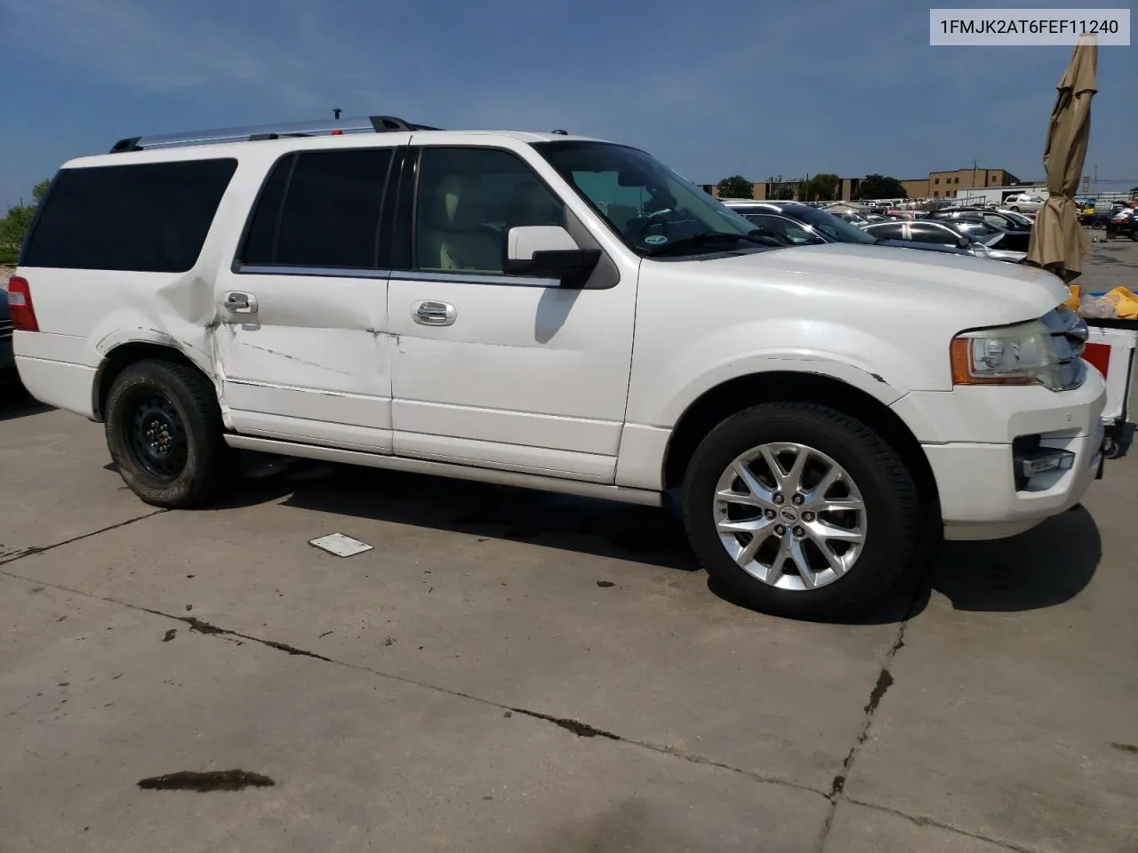 1FMJK2AT6FEF11240 2015 Ford Expedition El Limited