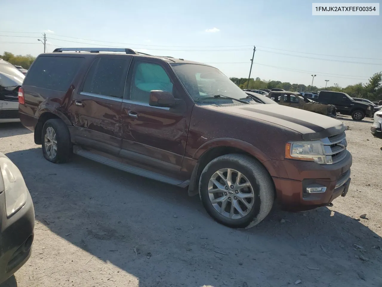 1FMJK2ATXFEF00354 2015 Ford Expedition El Limited