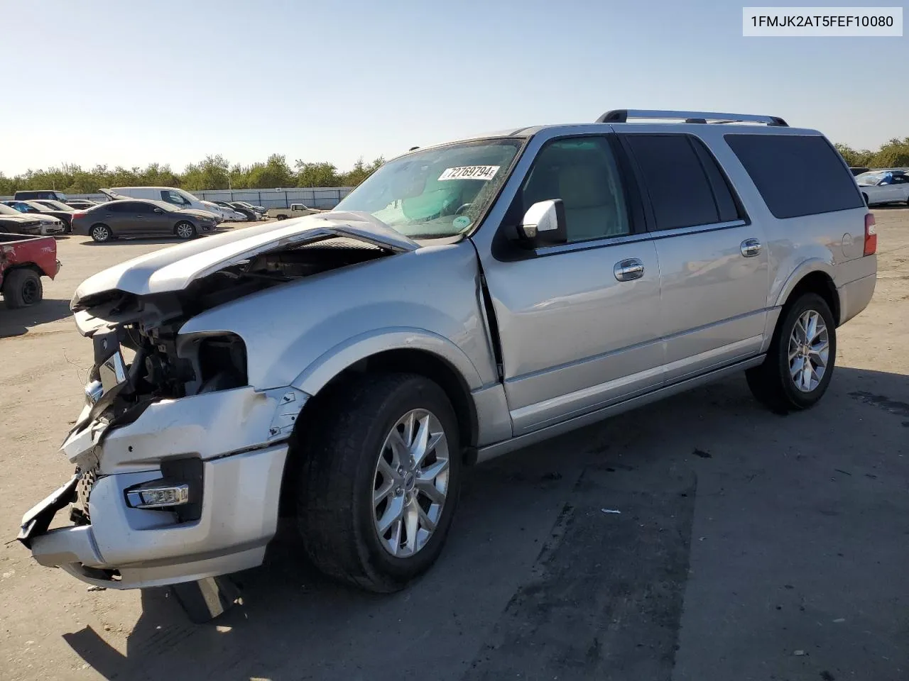 2015 Ford Expedition El Limited VIN: 1FMJK2AT5FEF10080 Lot: 72769794