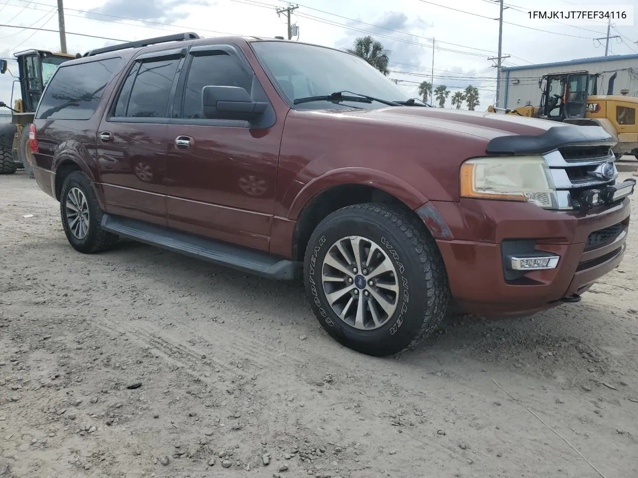 2015 Ford Expedition El Xlt VIN: 1FMJK1JT7FEF34116 Lot: 78275974