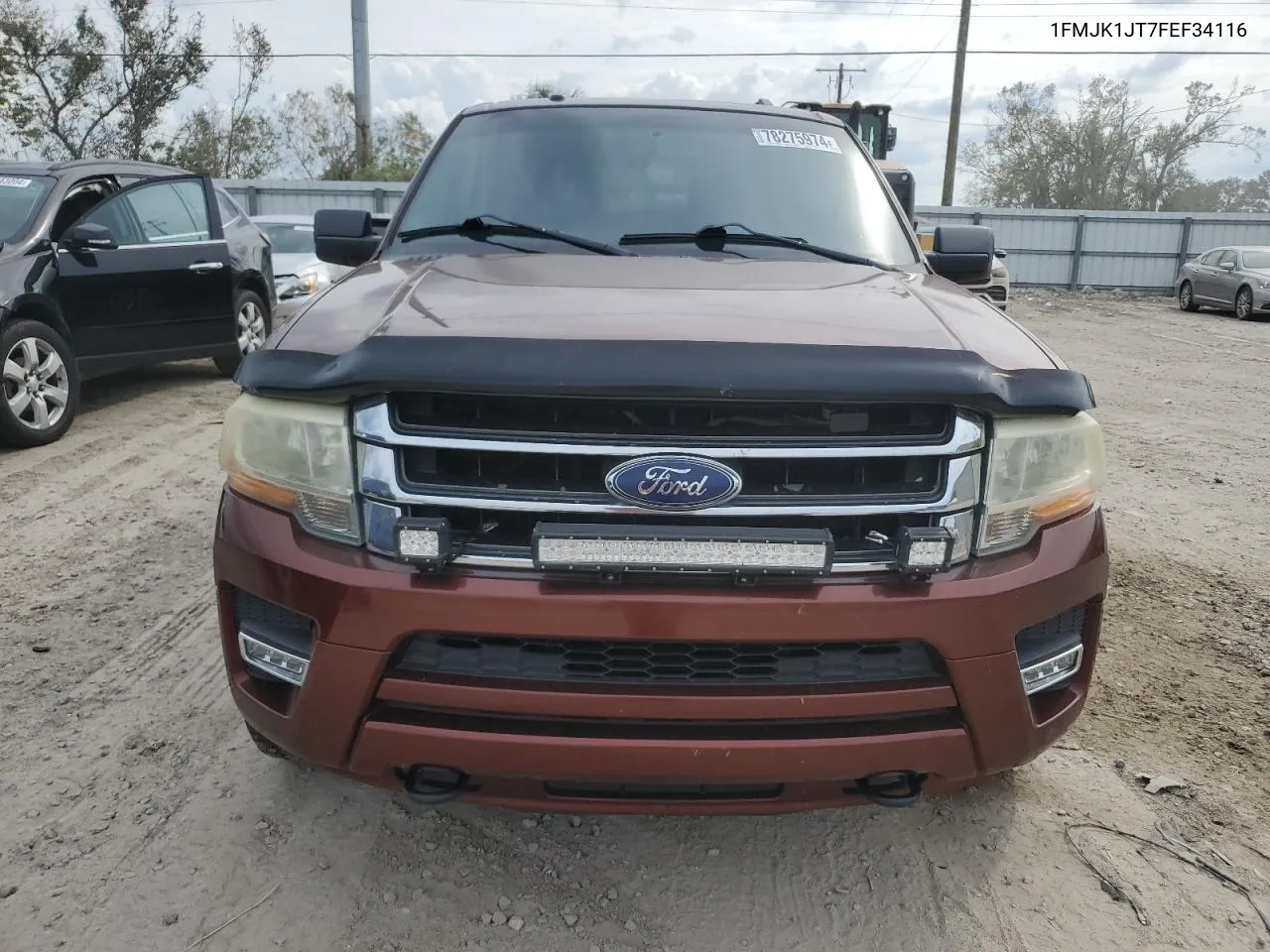 2015 Ford Expedition El Xlt VIN: 1FMJK1JT7FEF34116 Lot: 78275974