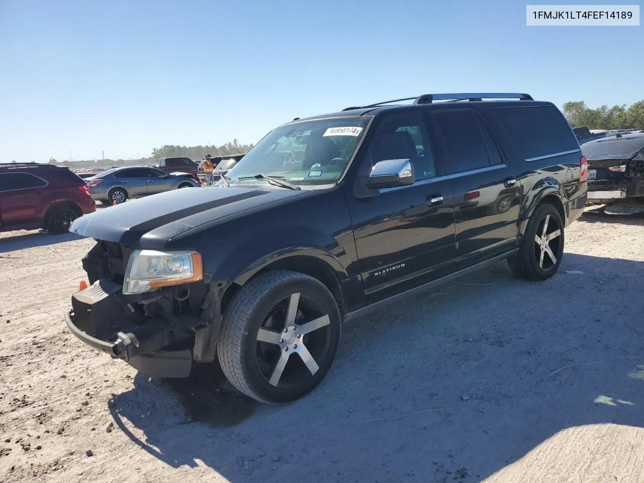 2015 Ford Expedition El Platinum VIN: 1FMJK1LT4FEF14189 Lot: 80850174