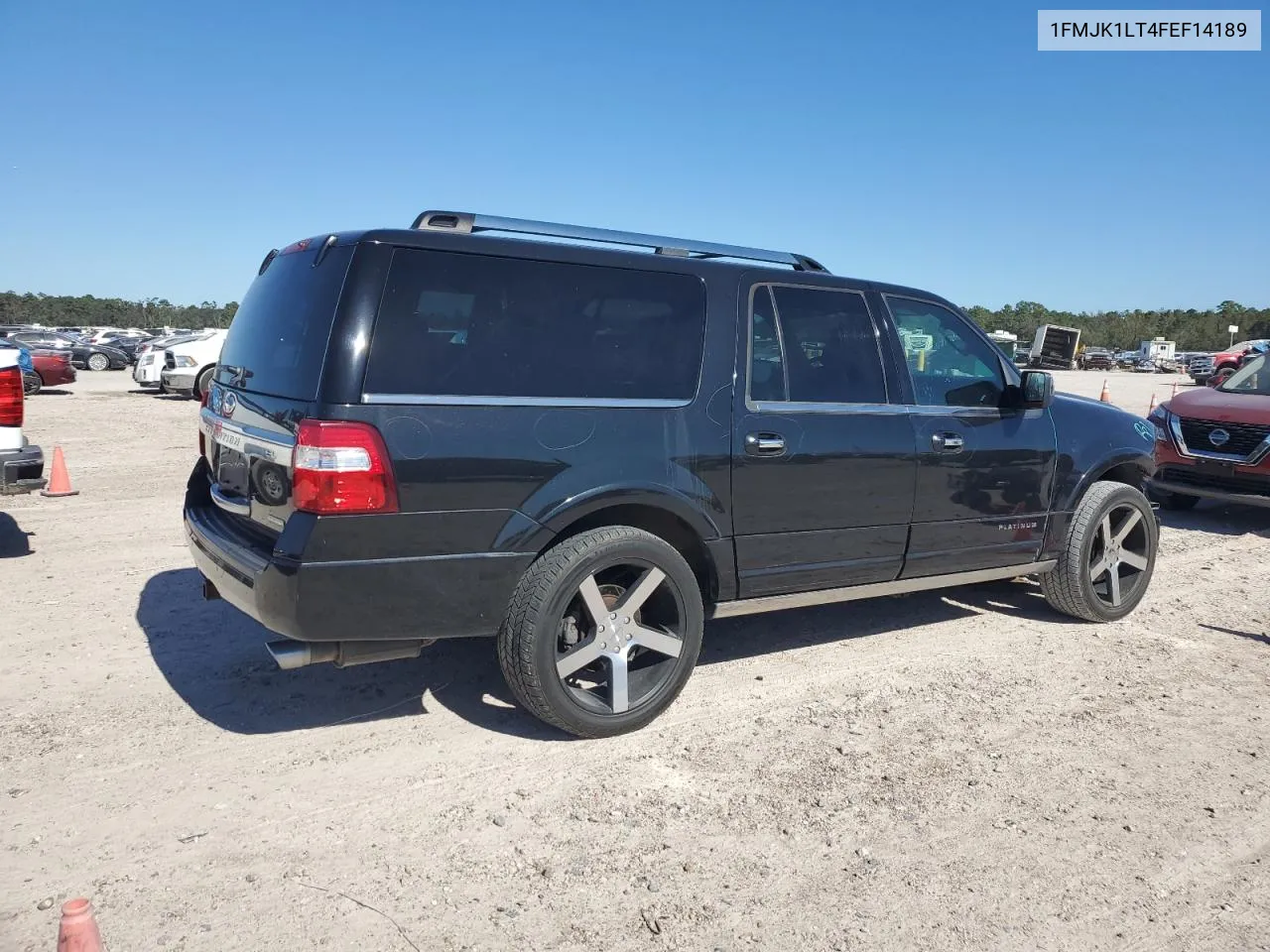 2015 Ford Expedition El Platinum VIN: 1FMJK1LT4FEF14189 Lot: 80850174