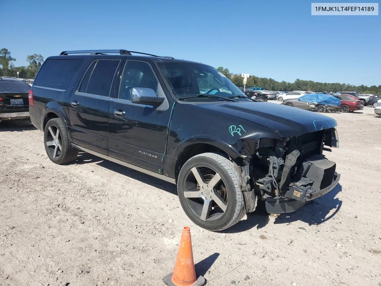 2015 Ford Expedition El Platinum VIN: 1FMJK1LT4FEF14189 Lot: 80850174